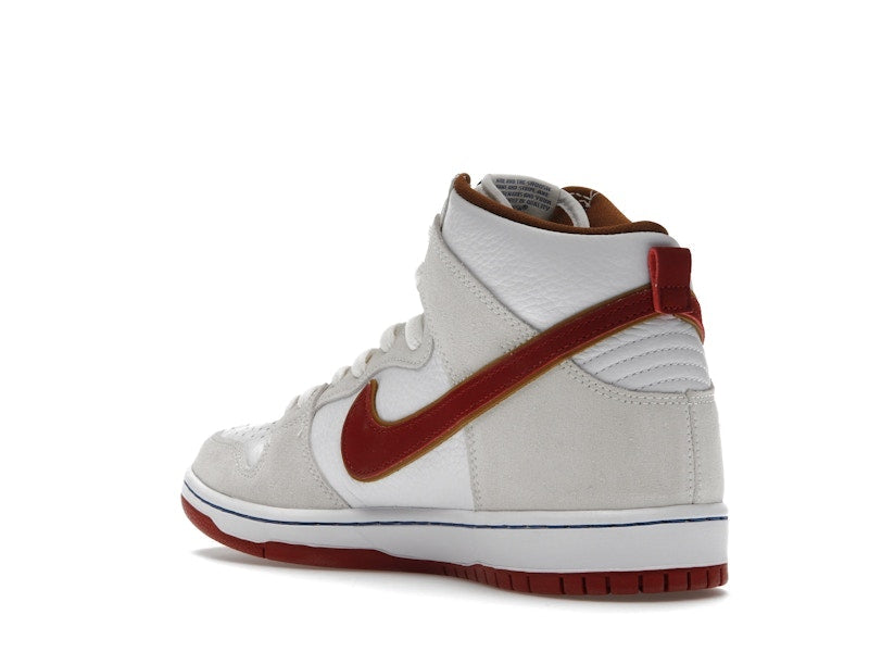 Nike SB Dunk High Sail Bright Crimson