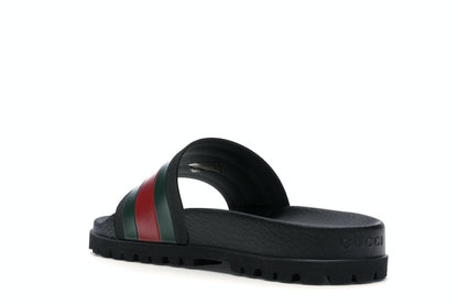 Gucci Web Slide Sandal Black