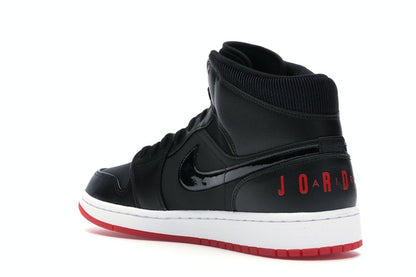 Jordan 1 Mid Black University Red