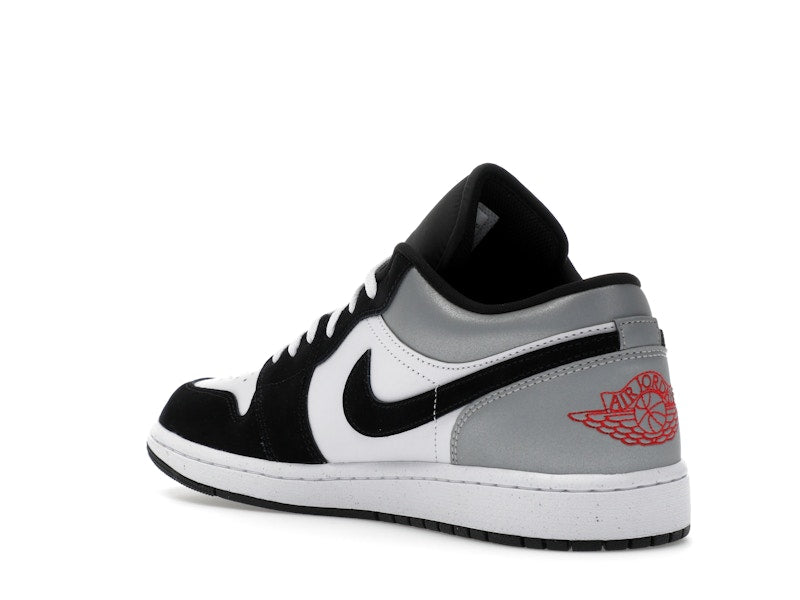 Jordan 1 Low SE White Fire Red Black Matte Silver