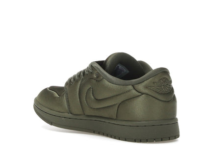 Jordan 1 Low Method of Make Satin Medium Olive (Women's)