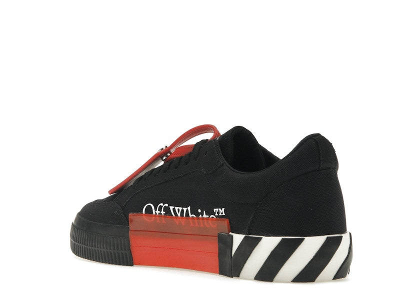 OFF-WHITE Vulcanized Low Canvas Black White