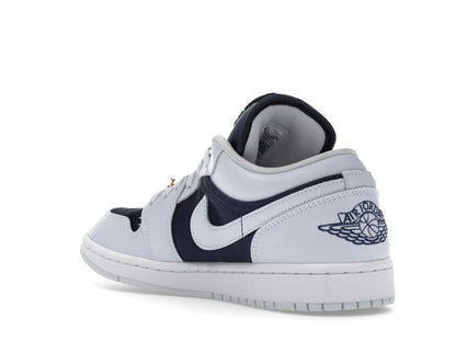 Jordan 1 Low SE Football Grey White Gym Red Midnight Navy (Women's)