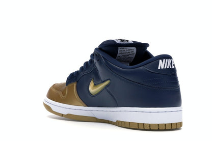 Nike SB Dunk Low Supreme Jewel Swoosh Gold