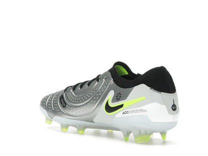 Nike Tiempo Legend 10 Elite FG Metallic Silver Volt Black
