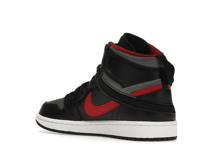 Jordan 1 High FlyEase Black Gym Red Smoke Grey