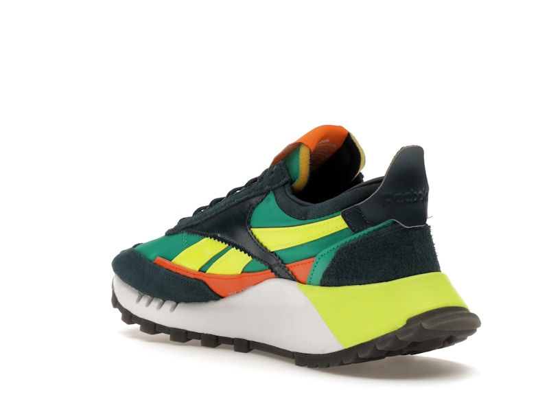 Reebok Classic Leather Legacy Court Green Solar Yellow