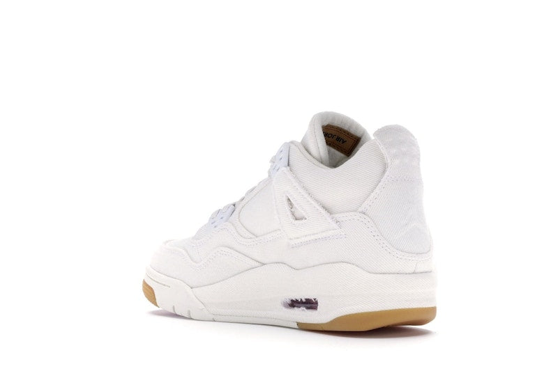 Jordan 4 Retro Levi's White (GS) (Levi's Tag)