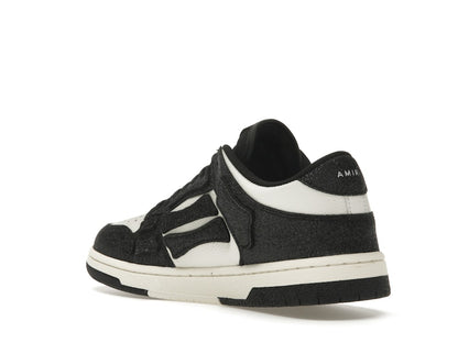 AMIRI Skel Top Low Shimmer Black White