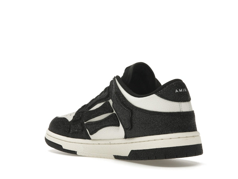 AMIRI Skel Top Low Shimmer Black White