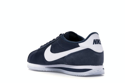 Nike Cortez Basic Nylon Obsidian White-Metallic Silver