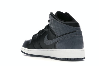 Jordan 1 Mid Black Dark Grey (GS)