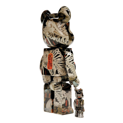 Bearbrick Utagawa Kuniyoshi (The Haunted Old Palace at Soma) 100% & 400% Set
