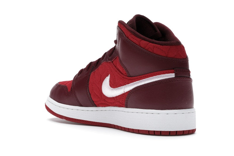 Jordan 1 Mid SE Red Quilt (GS)