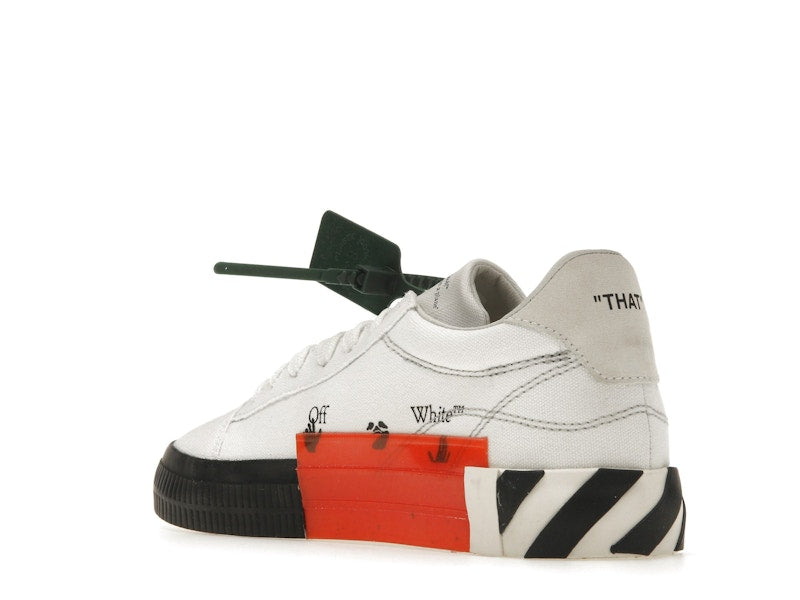 OFF-WHITE Vulc Low Canvas White Black SS22 (Women's)
