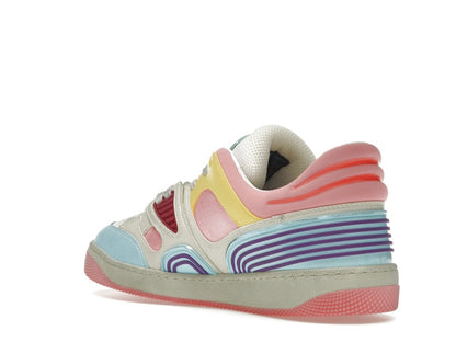 Gucci Basket Low-Top Sneaker Light Blue Demetra Pink (Women's)