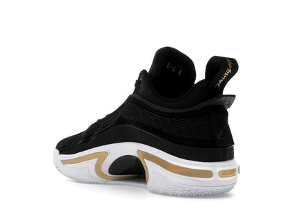 Jordan 36 Low PF Black Gold (White Sole)