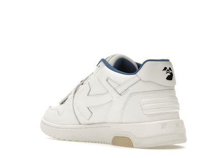 OFF-WHITE Out Of Office "OOO" Low Tops For Walking White White Dark Blue SS22