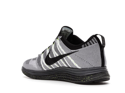 Nike Flyknit Lunar1+ White Black Volt