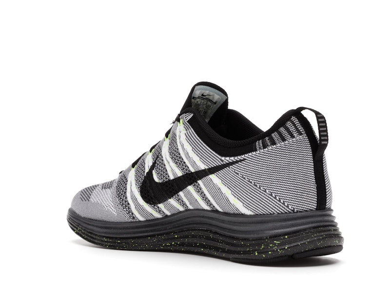 Nike Flyknit Lunar1+ White Black Volt