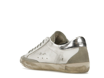 Golden Goose Super-Star White Elecctric Blue Silver