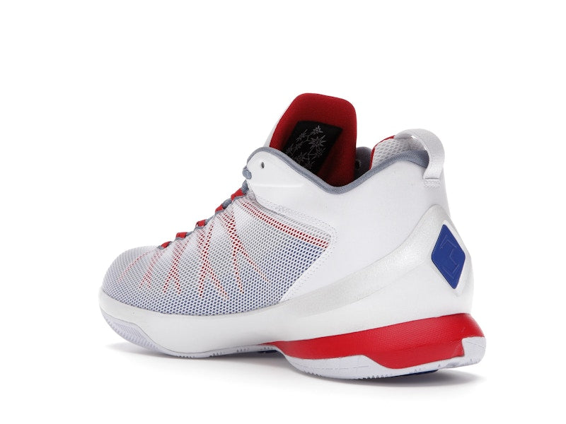 Jordan Cp3.Viii Ae White/Game Royal-Spirit Red-Cool Blue