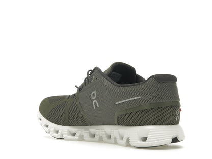 On Running Cloud 5 Olive Green White