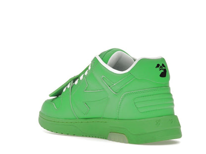 OFF-WHITE Out Of Office OOO Low Tops Green White