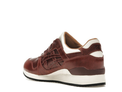 ASICS Gel-Lyte III Packer Shoes x J. Crew Oxblood Leather