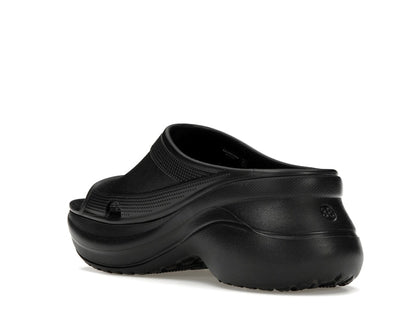 Balenciaga x Crocs Pool Slide Sandals Black (Women's)