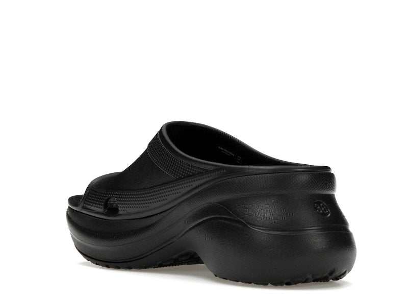 Balenciaga x Crocs Pool Slide Sandals Black (Women's)