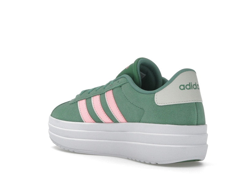 adidas VL Court Bold Preloved Green Pink Spark Ivory (Women's)