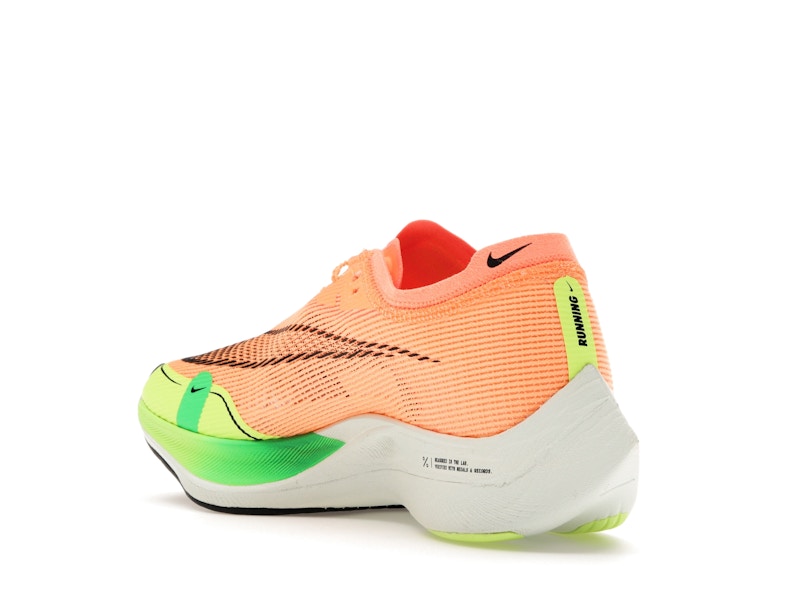 Nike ZoomX Vaporfly Next% 2 Peach Cream Green Shock (Women's)