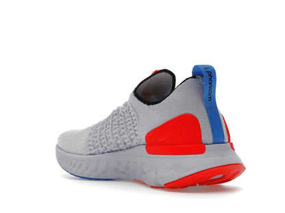 Nike React Phantom Run Flyknit 2 Football Grey Bright Crimson (Women's)