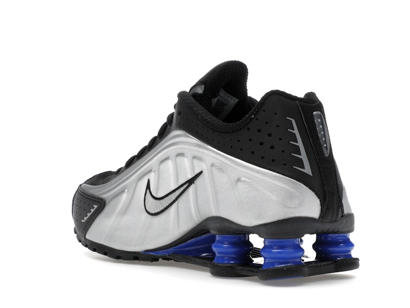 Nike Shox R4 Metallic Silver Black Racer Blue (Women's)