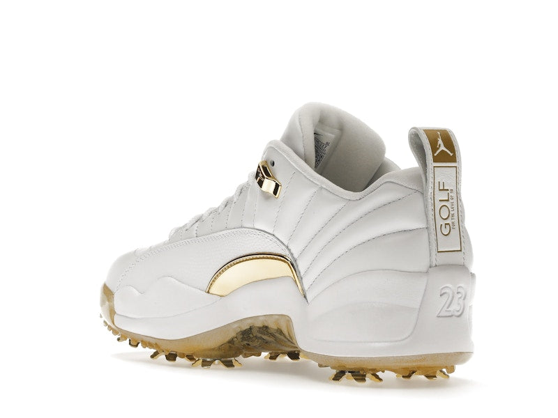 Jordan 12 Golf Metallic Gold