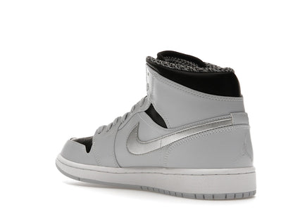 Jordan 1 Mid Pure Platinum Metallic Silver