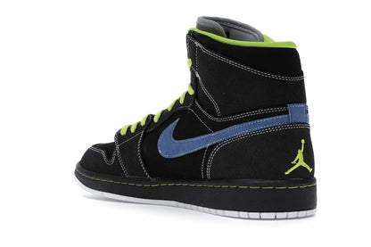 Jordan 1 Retro High Black Cyber Blue Sapphire