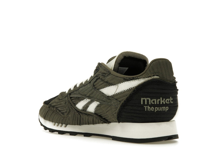 Reebok Classic Leather Pump Market Army Green