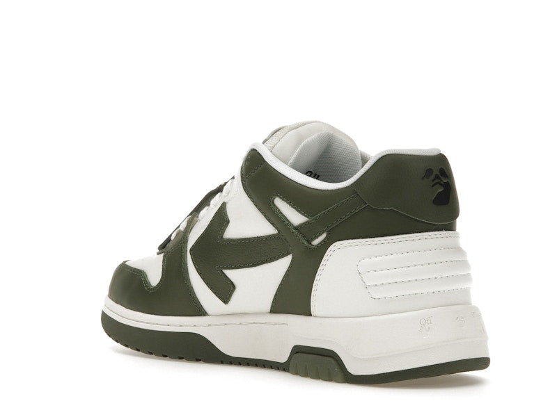 OFF-WHITE Out Of Office OOO Low Tops White Khaki