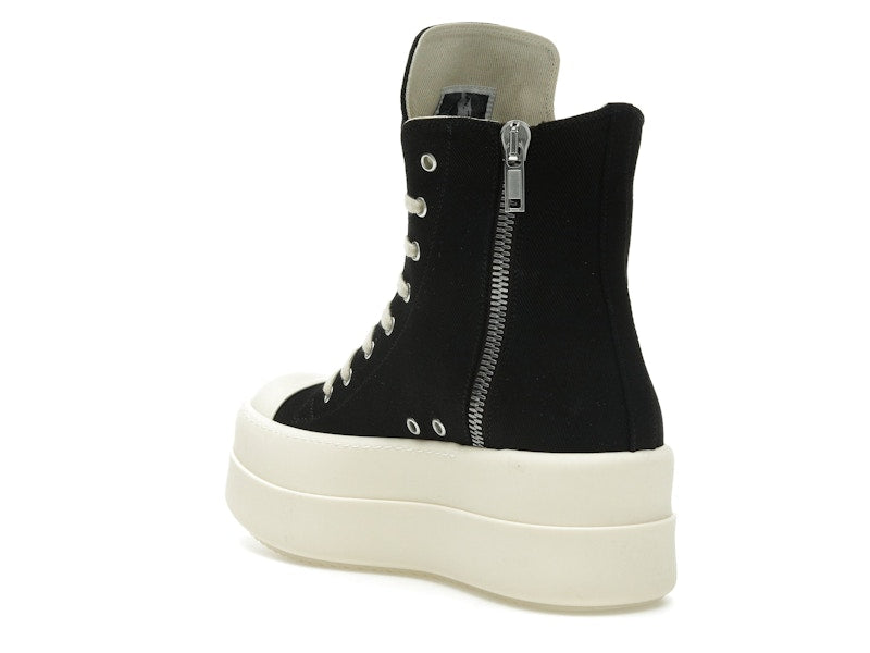 Rick Owens Hollywood DRKSHDW Double Bumper High Black Pearl