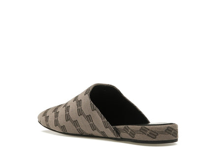 Balenciaga Cozy Jacquard Mules Brown