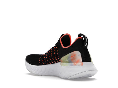 Nike React Phantom Run Flyknit Premium Black Bright Mango (Women's)