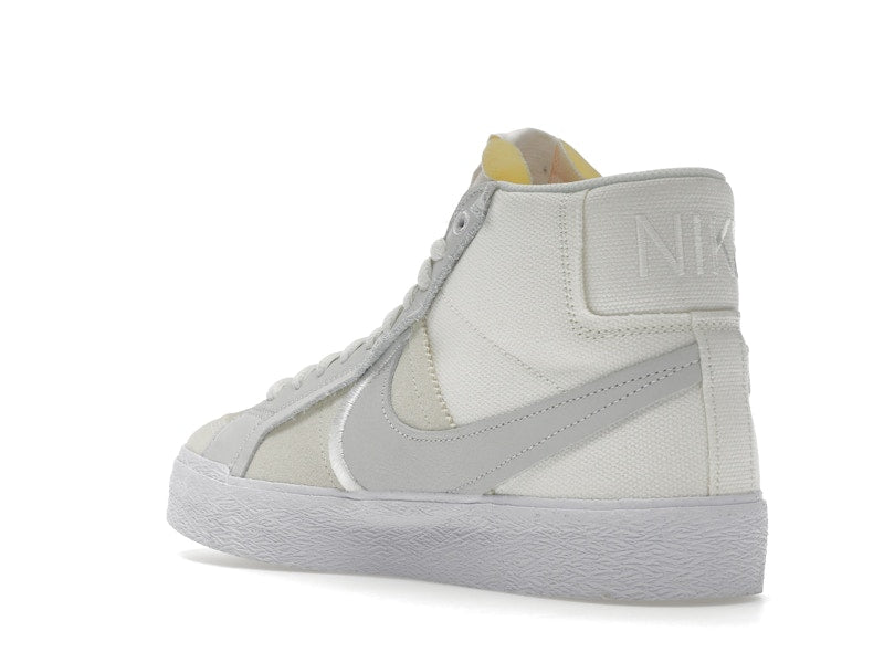 Nike SB Blazer Mid Warning Label Summit White