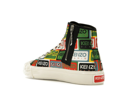 Kenzo School High Top Trainers Multi