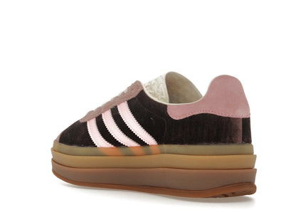 adidas Gazelle Bold Shadow Brown Warm Clay Glow Pink (Women's)