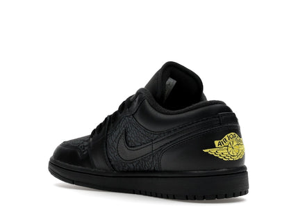 Jordan 1 Low Black Elephant Print