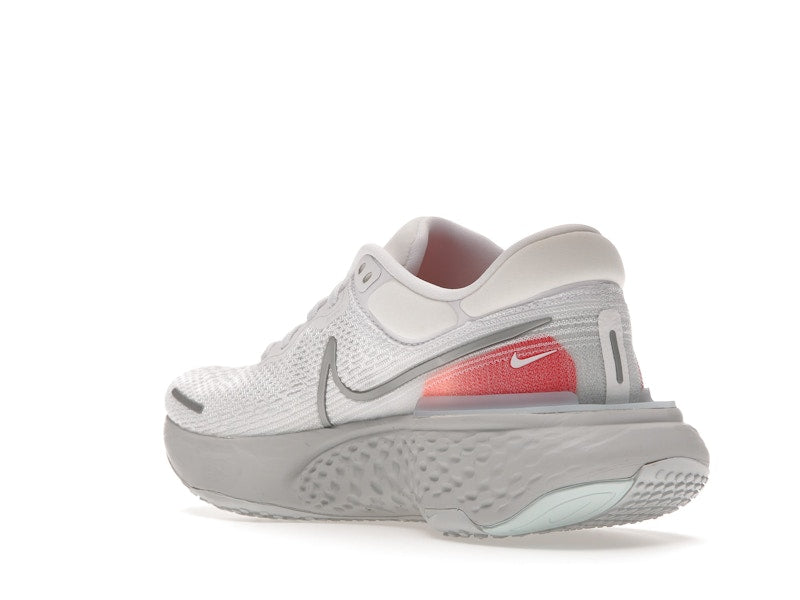 Nike ZoomX Invincible Run Flyknit White Pure Platinum Chile Red