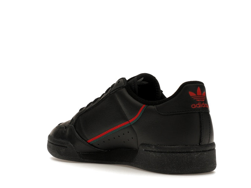 adidas Continental 80 Black Scarlet Green