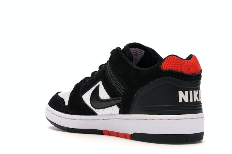Nike SB Air Force 2 Low Black White Habanero Red